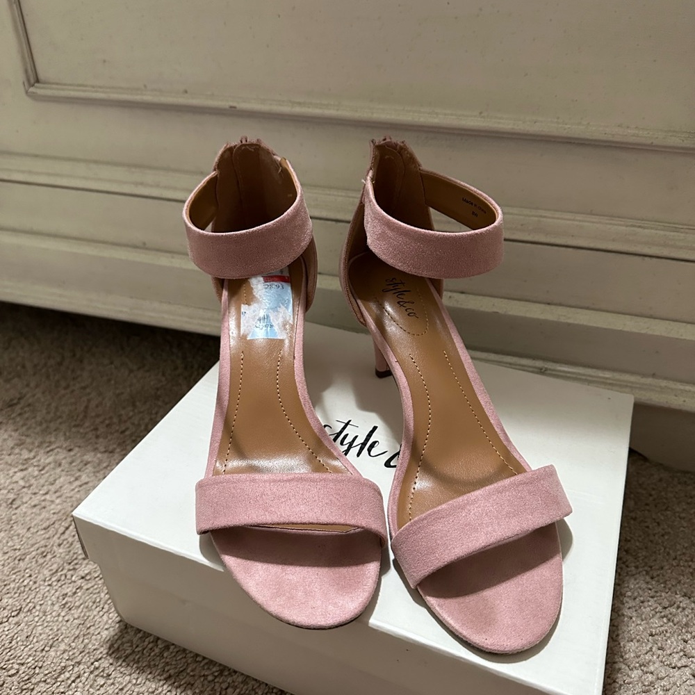 Style & Co. Women's Pink Low Heel